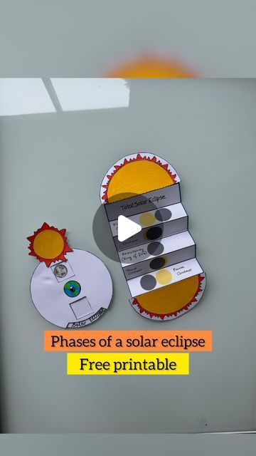 Solar Eclipse Project, Eclipse Craft, Eclipse Project, Solar And Lunar Eclipse, Solar Eclipses, Project Work, Science Project, The Eclipse, Lunar Eclipse