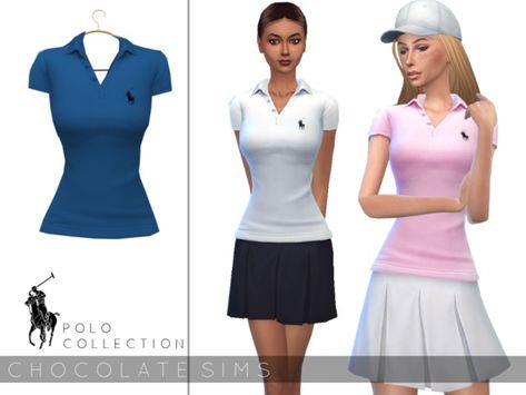 MissSchokoLove's Polo Shirt Sims 4 Cc Ralph Lauren, Sims 4 Cheats, Money Dress, Ralph Laurent, Money Clothes, Sims 4 Cas Mods, Sims 4 Cc Shoes, Alt Clothes, Pelo Sims