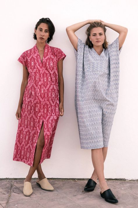 Indian Cotton Dress, Traditional Printed Cotton Kaftan, Cotton Folk Style Maxi Kaftan, Summer Festival Cotton Kaftan, Traditional Cotton Kaftan For Loungewear, Summer Long Folk Kaftan, Linen Dress Outfit, Women's Sewing Pattern, Linen Dress Women