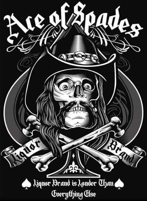 Motorhead Motorhead Logo, Arte Heavy Metal, Lemmy Motorhead, Lemmy Kilmister, Bd Art, Rock N Roll Art, Rock Band Posters, Heavy Metal Art, Tattoo Cover Up