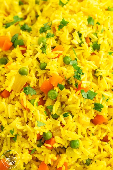 Vegetables And Rice Recipes, Rice With Frozen Vegetables, Yellow Rice With Vegetables, Rice And Vegetable Recipes, Vegetable Rice Recipes, Rice Medley Recipes, Fried Rice Frozen Vegetables, Easy Fried Rice With Frozen Veggies, Vegetable Rice Pilaf Recipe Easy