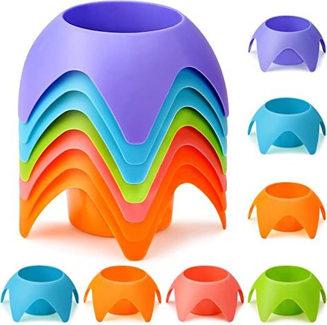 Beach Vacation Essentials Accessories - Beach Drink Cup Holder Sand Coasters, Beach Trip Must Haves Sand Cup Holders for Women Adults Family Friends(Multicolor, 7 Pack) Beach Trip Must Haves, Beach Cup Holder, Beach Vacation Accessories, Beach Vacation Essentials, Beach Drink, Beach Cups, Beach & Sand Toys, Plastic Beach, Accessories Beach