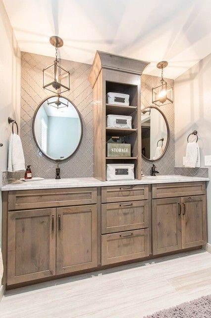 Home Remodel, Governor's Ranch, Littleton, CO - Transitional - Bathroom - Denver - by Kathryn Elizabeth Interiors, Inc. | Houzz Bathroom Farmhouse Style, Bathroom Redesign, Master Bath Remodel, Bathroom Remodel Designs, Renovation Design, Bathroom Remodel Shower, Home Remodel, Bathroom Inspiration Decor, Upstairs Bathrooms