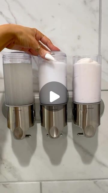 1,161 likes, 7 comments - thecontainerstore on February 18, 2024: "Create a luxurious shower experience with the @simplehuman Wall-Mounted Shampoo & Soap Dispensers..." Shower Shampoo Holder, Bathroom Must Haves, Instagram Bathroom, Shampoo Dispenser, Luxurious Showers, Shower Organization, Soap Dispensers, Clearing Clutter, Bathroom Soap Dispenser