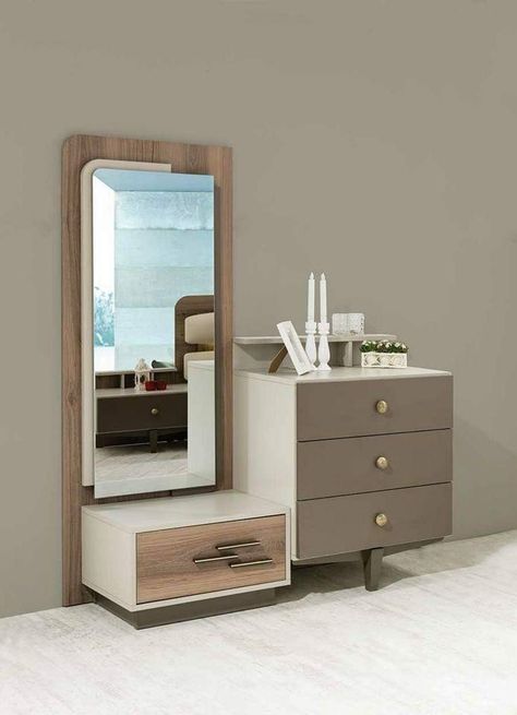 Dressing Table Design Luxury, Dressing Table Aesthetic, Living Room Decor Grey Couch, Latest Dressing Table Designs, Wooden Bedroom Furniture Sets, Wooden Bed Side Table, Dressing Table Ideas, Bed Side Table Design, Dressing Table Mirror Design