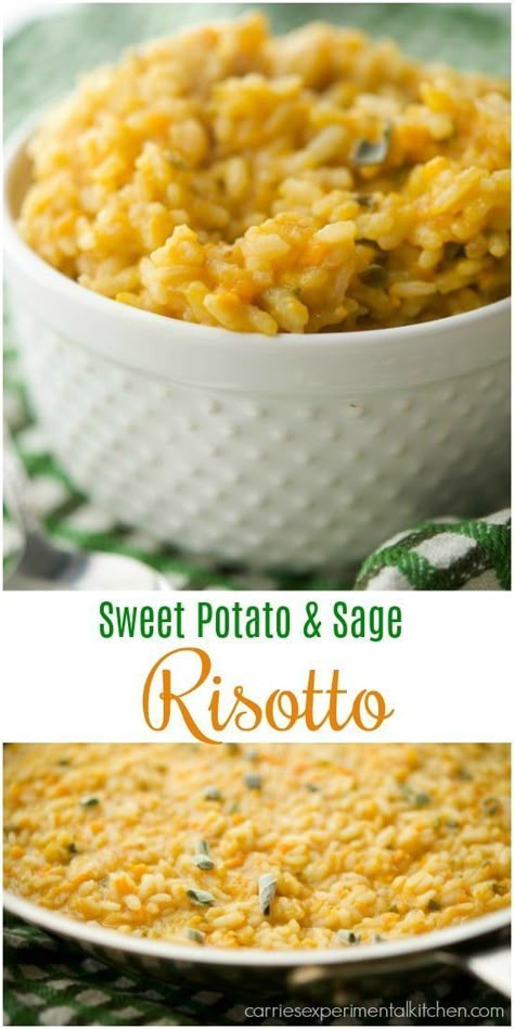 Instant Pot Recipes Healthy Family, Risotto Instant Pot, Sweet Potato Risotto, Instant Pot Recipes Healthy, Sage Risotto, Dish Sides, Sage Recipes, Autumn Side Dishes, Pot Recipes Healthy