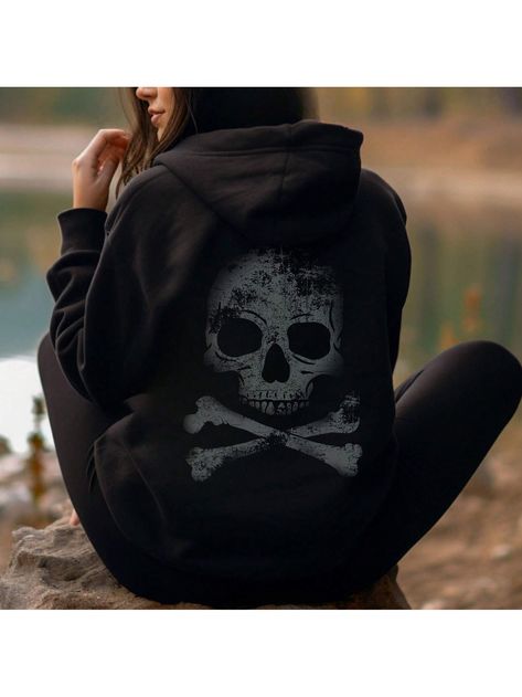 99 oz; 50% cotton, 50% polyester (Fabric composition may vary by color)Two-ply hood with grommets, dyed-to-match drawcord & low-pill fleeceDouble needle stitching; Pouch pocket; Unisex sizingCare: Machine wash cold; Tumble dry lowBlack Distressed Skull Hoodie. Occult Goth Comfy Streetwear. Grunge Oversized Y2k Fall/Winter Spooky Hooded Pullover Black Casual   Fabric Colorblock,Halloween  Medium Stretch  Women Clothing, size features are:Bust: ,Length: ,Sleeve Length: Bleach Hoodie, Hoodie Grunge, Comfy Streetwear, Oversized Y2k, Y2k Fall, Girl Cool, Skull Hoodie, Streetwear Grunge, Hooded Pullover