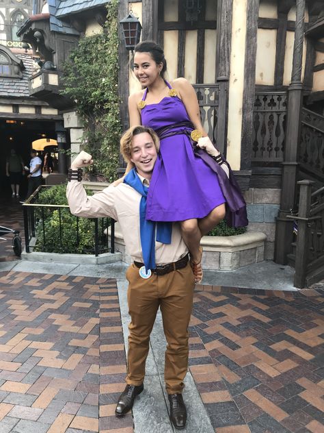 Couple Disneybound, Disney Couple Disneybound, Hercules And Meg Disneybound, Meg Disneybound, Disney Dapper Day Outfits Couples, Hercules Disneybound Men, Hercules Disneybound, Disney Couple Outfits, Dapper Dan Disneybound