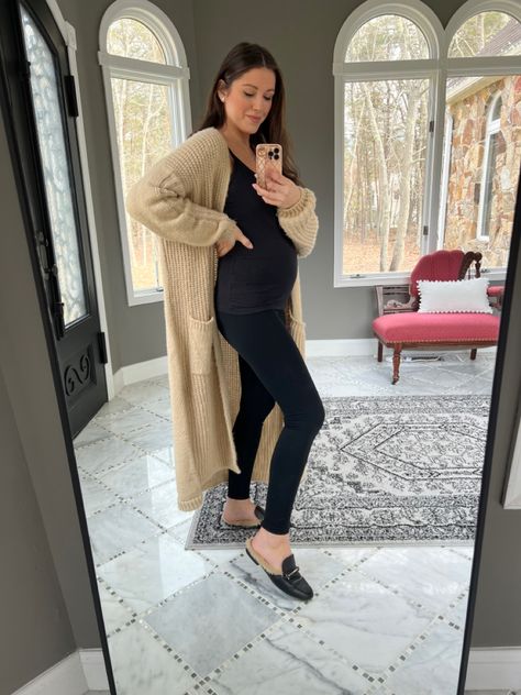 LTK bump, bump pic, bump friendly outfit, pregnancy friendly outfit, 20 weeks pregnant, ootd, pregnancy ootd, pregnant outfit of the day, women’s cardigan, tan cardigan, bump suit, bump suit outfit, trendy pregnancy, cute bump outfit, long line cardigan, top shop cardigan, Gucci mules, amazon finds, amazon shoe finds, amazon slippers, amazon fuzzy mules, fuzzy mule slippers Follow my shop @heather_gal on the @shop.LTK app to shop this post and get my exclusive app-only content! #liketkit #LTK 20 Week Pregnancy Outfits, 20 Weeks Pregnant Outfit, Ootd Pregnant Outfits, Gucci Mules Outfit, Chic Pregnancy Outfits, Amazon Slippers, Pregnancy Ootd, Pregnant Ootd, Cardigan Gucci