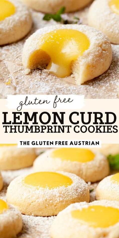 Gluten Free Recipes With Lemon Curd, Gluten Free Dairy Free Lemon Cookies, Gluten Free Cookie Press Cookies, Gluten Free Lemon Crinkle Cookies Recipe, Gluten Free Lemon Blueberry Cookies, Gluten Free Finger Desserts, Gluten Free Meltaway Cookies, Gluten Free And Sugar Free Cookies, Gluten Free Dainties