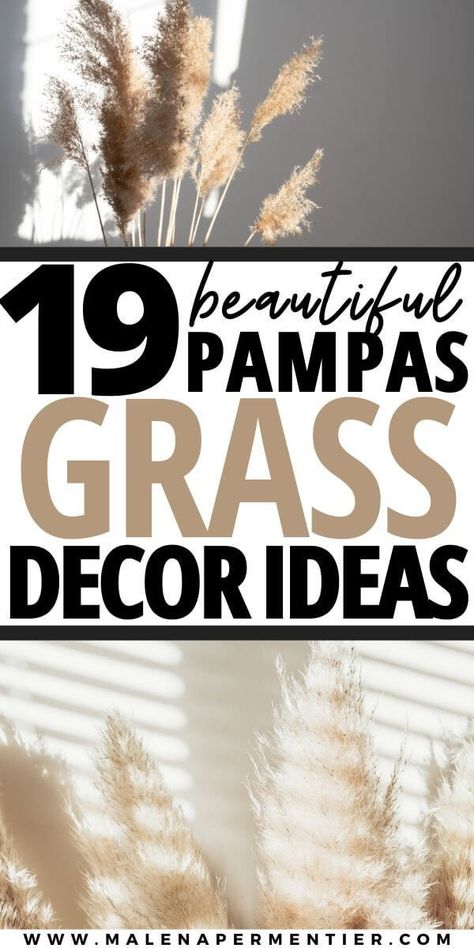 pampas grass decor ideas Pompous Grass Fall Decor, Western Pampas Grass Decor, How To Arrange Pampas In Vase, Pampas Grass Decor Ideas, Pampas Grass Fall Decor, Decorating With Pampas Grass Plumes, Diy Pampas Grass Arrangement, Feathers In Vase, Pampas Decor Home