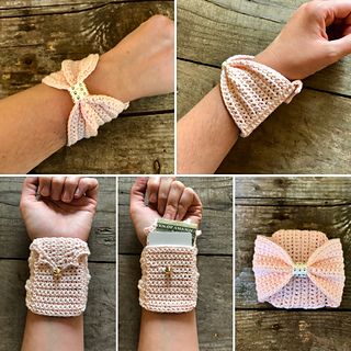 Dompet Koin Diy, Wallet Crochet, Modern Haken, Plastic Bag Crochet, Crochet Wrist Warmers, Crochet Wallet, Crochet Bracelet Pattern, Box Stitch, Bracelet Crochet