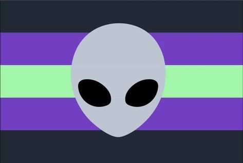 Alien Gender, Gender Pronouns, Non Human, Gender Flags, Lgbtq Funny, Gotta Catch Them All, Lgbtq Flags, Yokai Watch, Custom Flags