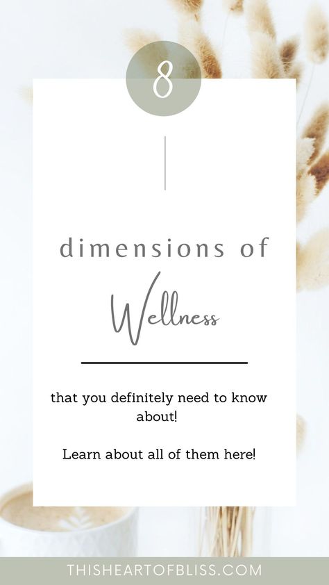 Do you know about all the dimensions of wellness? These dimensions when fulfilled are what help us to live our best life! Learn about them here (Ideas Included!). Wellness, Dimensions Of Wellness, Self Care, Holistic Health 9 Dimensions Of Wellness, Holistic Lifestyle Quotes, Wellness Dimensions, 2025 Wellness, 8 Dimensions Of Wellness, Dimensions Of Wellness, Wellness Essentials, Growth Inspiration, Holistic Fitness