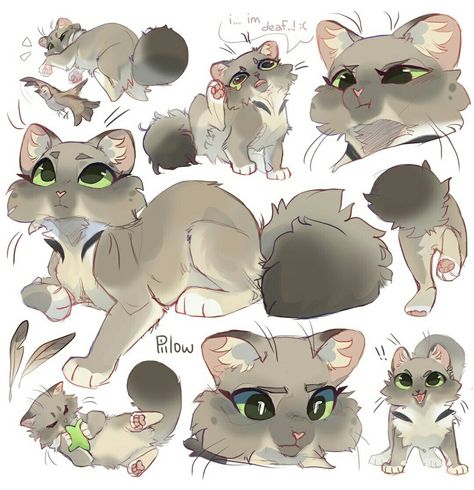 Dovewing by GrayPillow (VK) // #warriorcats // Graypillow Warriors Oc, Grey Pillow Art, Dovewing Fanart, Grey Pillow Warrior Cats, Gray Pillow Art, Gray Pillow Warrior Cats, Graypillow Warriors, Graypillow Art, Animal Oc