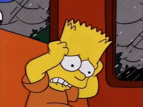 Bart And Lisa, Bart And Lisa Simpson, Mood Gif, Crying Gif, Simpsons Drawings, Simpsons Art, Good Gif, The Simpson, Ink Blot