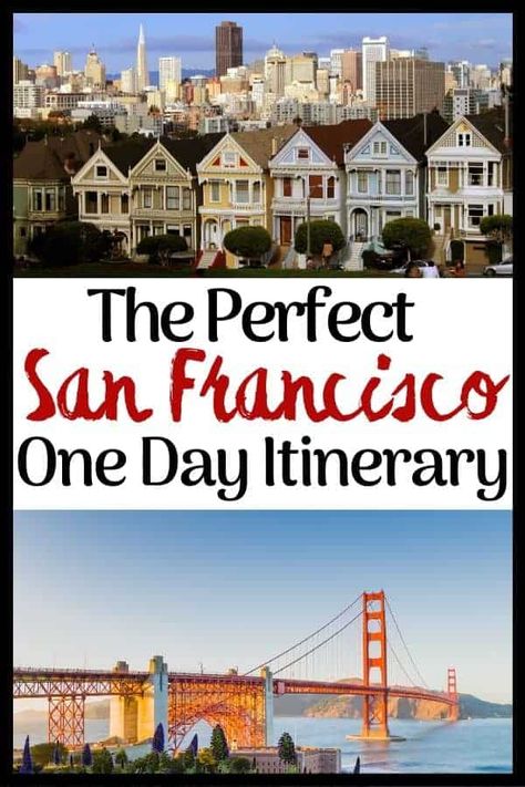 While one day in San Francisco isn't near enough to see all that make this city so special, it will give you the opportunity to see some of the most famous parts of town if you plan your day carefully.  Wondering how to best see San Francisco in a day? Take a look at our San Francisco one day itinerary What To Do In San Francisco In One Day, One Day San Francisco Itinerary, San Francisco In A Day, One Day In San Francisco, Couple Vacay, 50 Challenge, Pier 39 San Francisco, Day In San Francisco, San Francisco Itinerary