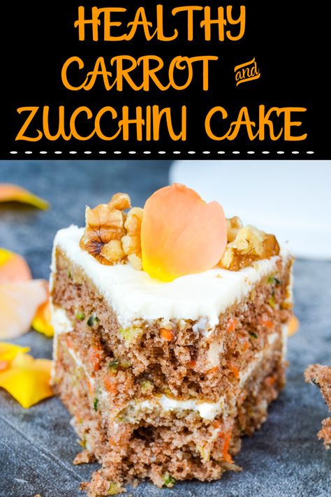 Carrot Courgette Cake, Zucchini Smash Cake, Healthy Zucchini Cake Recipes, Carrot And Zucchini Cake, Low Carb Zucchini Cake, Gf Zucchini Cake, Gluten Free Zucchini Cake Recipes, Gluten Free Sugar Free Carrot Cake, Almond Flour Zucchini Cake