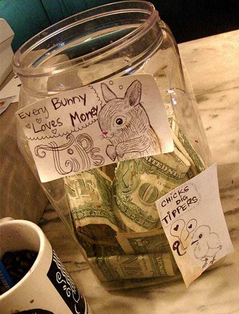 Funny Tip Jars | List of Best Tip Jars Tips Jar Ideas Funny, Tips Sign Ideas, Tip Jar Ideas, Funny Tip Jars, Bartender Funny, Coffee Puns, Funny Tips, Tip Jar, Coffee Shop Bar