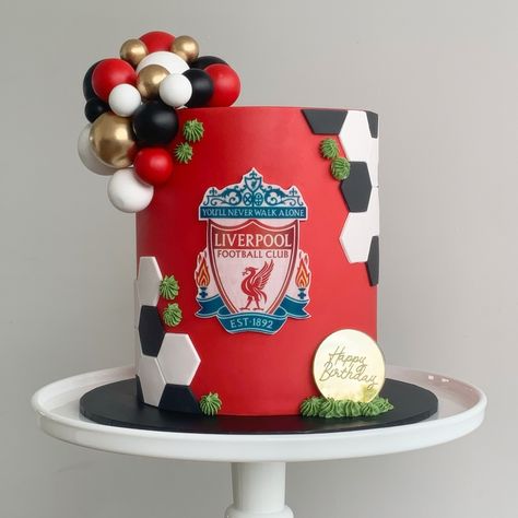 One for all the Liverpool fans! #YNWA ❤️ ⚽️ #liverpoolcake #footballcake #liverpoolfootballcake #footballercake #footycake #soccercake #lfc #birthdaycake #celebrationcake #sportscake Liverpool Birthday Cake, Lfc Cake, Liverpool Cake, Soccer Cake, 10 Birthday Cake, 10 Birthday, Football Cake, Liverpool Fans, One For All