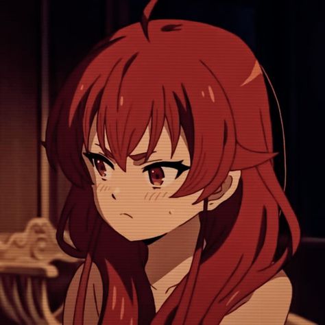 Eris Fanart, Cartoon Profile Pics Red Hair, Characters With Red Hair, Red Hair Anime, Red Hair Anime Characters, Red Hair Cartoon, Hair Cartoon, Anime Red Hair, Jobless Reincarnation