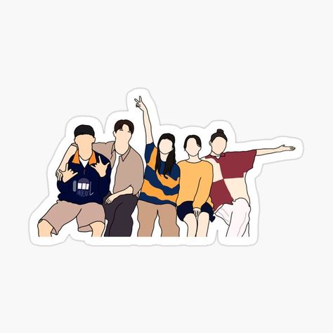 taeyang squad on beach trip! #naheedo #koyurim #baekyijin #moonjiwoong #seungwan #2521 #twentyfivetwentyone #kimtaeri #namjoohyuk #bona #kdrama #netflix 2521 Stickers Kdrama, Twenty Five Twenty One Sticker, Kdrama Stickers Printable, 21 25 Kdrama, 2521 Kdrama, Kdrama Stickers, Funny Laptop Stickers, Twenty Five Twenty One, Kang Ho Song