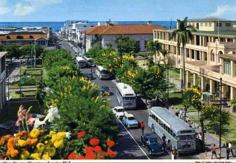 kingston jamaica | transpress nz: street traffic in Kingston, Jamaica, 1900s - 1960s Jamaica 70s, Jamaica 1970s, Jamaican History, Indian Magic, Kingston Town, Jamaica History, Travel Jamaica, Jamaican Culture, Kingston Jamaica