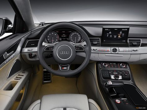 Audi S8 (D4) 2012 Luxury Car Interior, Audi A8, Car And Driver, Future Car, Beautiful Cars, Images Gif, Bmw M3, Car Interior, Subaru