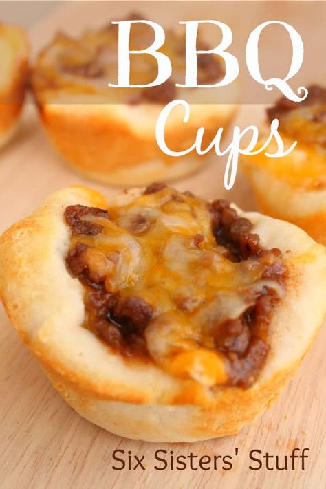 Uglies Recipe, Bbq Cups, Sloppy Joes Biscuits, Biscuit Cups, Plain Chicken, Tailgating Recipes, Bbq Beef, Sloppy Joe, Dinner Meals