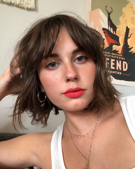 Arden Rose, French Hair, Trending Haircuts, Short Hair With Bangs, Curtain Bangs, Hair Envy, Grunge Hair, Hair Today, Hair Dos