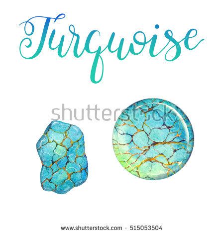 Colouring Reference, Turquoise Drawing, Gem Drawing, Jewelry Sketch, Zen Life, Crystal Drawing, Realistic Illustration, Gemstone Art, Small Wrist Tattoos