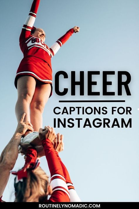 Cheerleaders with words cheer captions for Instagram Cheer Captions, Cheer Team Quotes, Cute Cheer Quotes, Funny Football Quotes, Funny Cheer Quotes, Funny Cheerleader, Team Aesthetic, Football Cheerleader, Messi Quotes