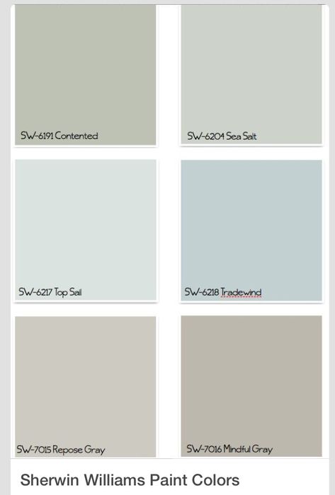 Sherman Williams paint colors. Get chip for Repose Gray. Have Sea Salt, Tradewind and Top Sail. Sherman Williams, Sherwin Williams Paint, Repose Gray, Paint Color Schemes, Sherwin Williams Paint Colors, Interior Painting, Favorite Paint, Interior Paint Colors, Paint Colors For Home