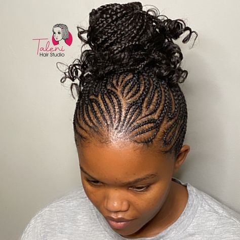 Snoopy Hairstyles For Black Women, Yeboyebo Hairstyle, Snoopy Hairstyles, Mohawk Braid Styles, Cornrow Ponytail Styles, Mini Twists Natural Hair, Curly Braided Hairstyles, Cornrows With Box Braids, Latest Hair Braids