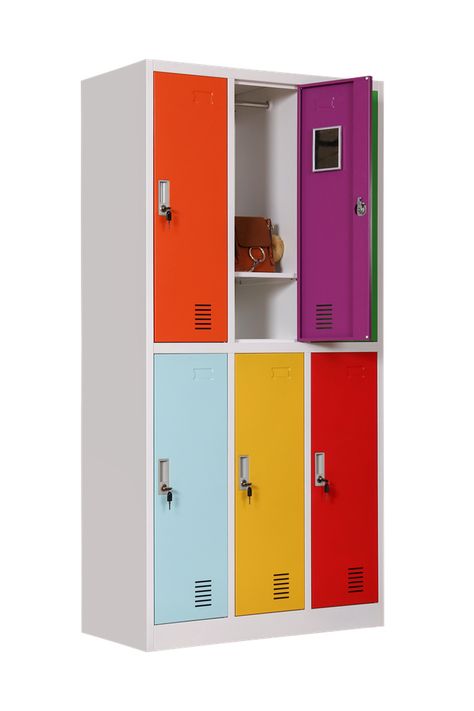 [Metal Furniture]Commercial Furniture 6 Door Steel Key Clothing Locker, Production Capacity:50000PCS/Year, Material:Cold Rolled Steel,Open Type: Key Lockers,Structure: Kd Structure,Number of Locker: 6 Door,Customized: Customized,Condition: New,, Metal Furniture, Office Furniture, 6 Door Steel Locker, Model NO.: MY-L-3-2, Model No.: My-L-3-2, Weight: 47kg, MOQ: 50PCS, 40hq: 435PCS, Packing Vol: 0.162cbm, Thickness: 0.4-1.0mm, Certification: SGS, BV, ISO14001, ISO9001, Package: International Stand 90s Furniture, Export And Import, Employee Lockers, Door Metal, Storage Locker, Steel Locker, Metal Lockers, Luoyang, School Lockers