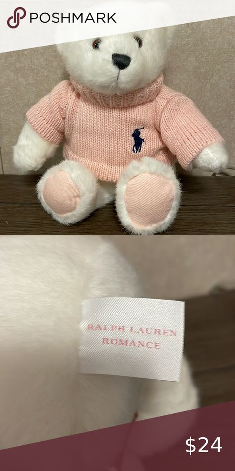 Ralph Lauren Romance Teddy Bear Ralph Lauren Romance, Raph Lauren, Boujee Lifestyle, Teddy Bear Shop, Ralph Laurent, Bear Shop, Pink Chanel, Leave A Comment, Birthday Decorations