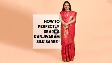 Dolly Jain, Saree Drape, Kanjeevaram Sarees, Kanjivaram Saree, Diy And Home Improvement, Kanjivaram Sarees, I Feel You, Pull Off, Beautiful Saree