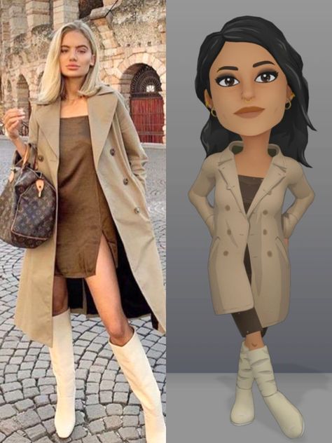 Bitmoji Winter Outfits Ideas, Aesthetic Winter Bitmoji Outfits, Snap Bitmoji Outfit Ideas Winter, Snapchat Character Outfits, Cute Winter Bitmoji Outfits, Autumn Bitmoji Outfits, Winter Bitmoji Outfits Snapchat, Bitmoji Outfits Ideas Snapchat Fall, Grunge Bitmoji Outfits