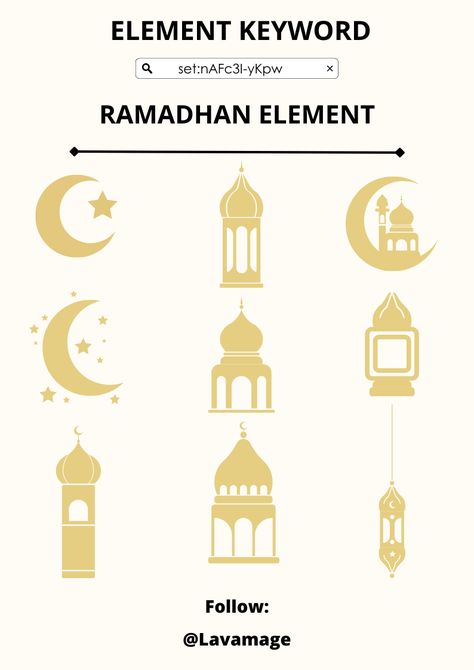 Ramadhan Elements canvay2k Eid Elements, Canva Sticker, Canva Keywords Elements, Canva Free Elements, Silhouette Animals, Lamp Pattern, Arabic Culture, Canva Keywords, Canva Frames