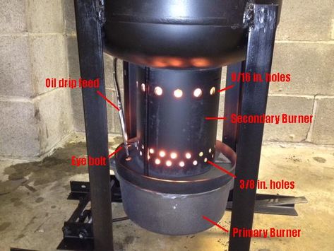 Diy Solar Power Generator, Waste Oil Heater, Rocket Stove Mass Heater, Shop Heater, Waste Oil Burner, Oil Stove, Diy Heater, Oil Furnace, Garage Heater