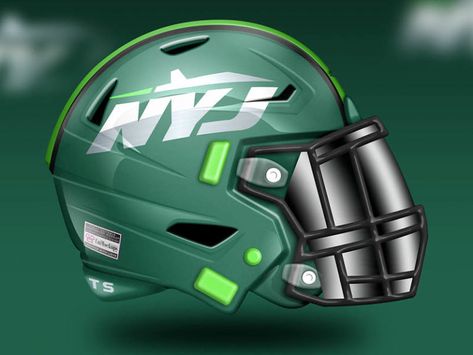 New Nfl Helmets, Eagles Helmet, Football Helmet Design, Nfl Helmets, Nfl Team Colors, Nfl Uniforms, Nfl Football Helmets, New York Jets Football, 32 Nfl Teams