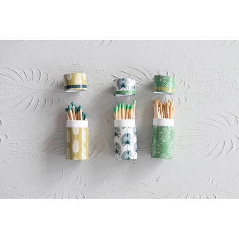 Botanical Tube Matches Candle Warehouse, Hiding Ugly, Match Striker, Local Gifts, Safety Matches, Creative Co Op, Christmas Crafts Decorations, Plant Print, Green Flower