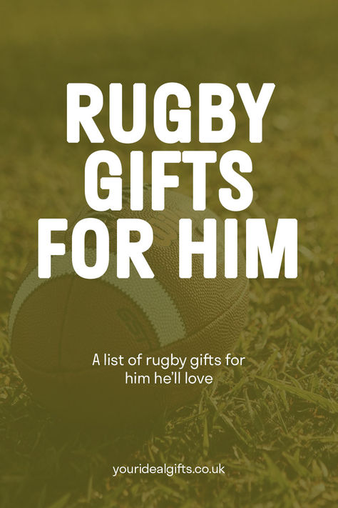 Rugby Gifts For Him Rugby Gifts For Boyfriend, Rugby Gift Ideas, List Of Gift Ideas, Rugby Coaching, Rugby Gifts, Gifts For Boyfriend, Rugby Players, Personalised Gifts, Boyfriend Gifts