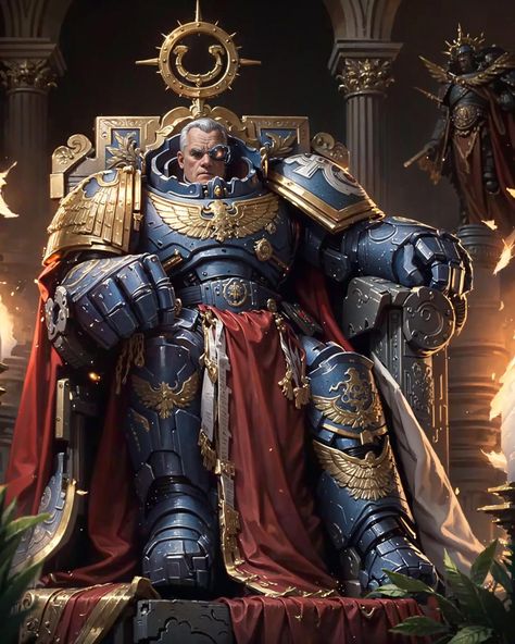 Ultramarines 40k Art, Ultra Marines 40k, Warhammer 40k Primarchs, Warhammer 40000 Wallpaper, Warhammer 40000 Art, Warhammer 40k Wallpaper, Marneus Calgar, Space Marines 40k, Warhammer Space Marine