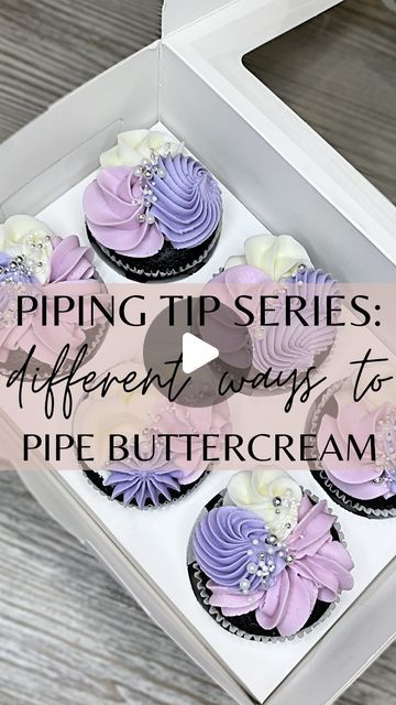 cakebyvinnie on April 27, 2024: "My favorite and most used piping tips for cake & cupcake decorating (part 1)✨🫶🏻 starting with 1M, my number one choice when it comes to any type of skill level and for any type of decorating! It is so easy to use, versatile, and can be used to pipe on literally anything: cupcakes, cakes, cookies, bars, etc. Whenever I am asked what piping tips someone should start with, this is always my number one recommendation. The next, piping tip 4B, is wonderful for ... What Tips To Use For Icing Cupcakes, Different Types Of Piping Tips, Wilton 6b Tip Cupcakes, Cupcake Tip Guide, Mixed Piping Cupcakes, Piping Bags And Tips, Cupcake Decorating Tips Frosting Techniques, Piping Ideas For Cupcakes, How To Use Piping Tips