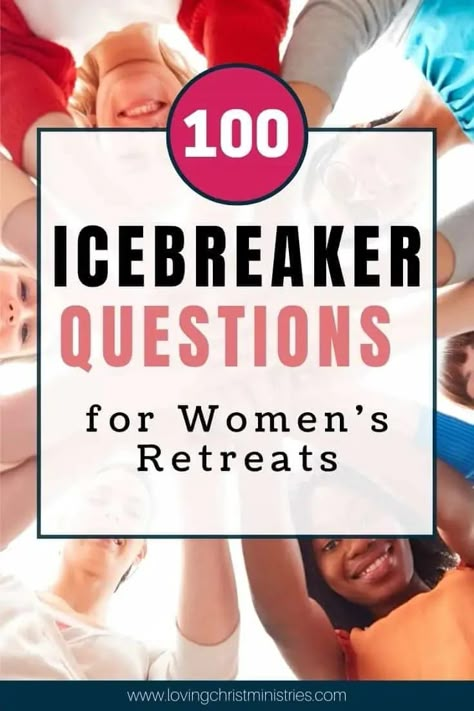 Ice Breaker Questions For Moms, Mom Ice Breaker Questions, Women’s Group Ice Breakers, Women Retreat Games, Ice Breakers For Bible Study For Women, Fun Ice Breakers For Women, Meet And Greet Ideas For Women, Getting To Know You Activities For Women, Women’s Bible Study Ice Breakers