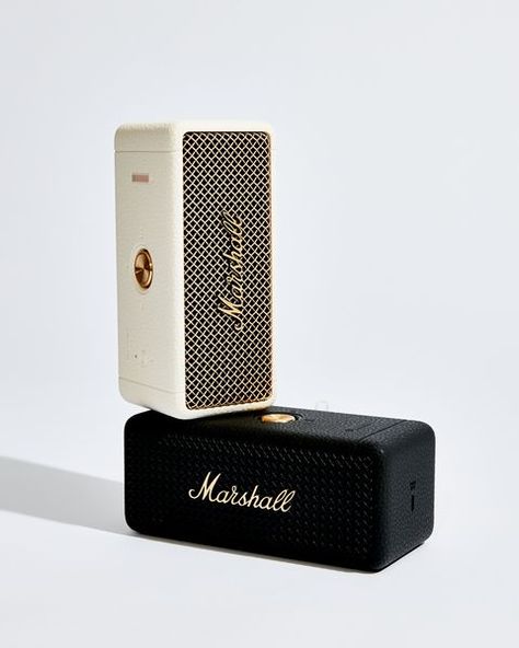 Luxury Electronics, Marshall Emberton, Marshall Box, Bluetooth Speakers Design, Evening Eye Makeup, Game Programming, Marshall Amps, The Marshall, Prop Styling