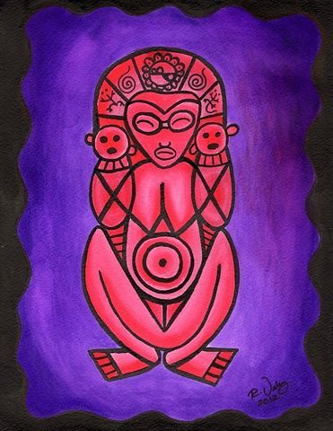 Atabey Goddess, Puerto Rican Artwork, Taino Tattoos, Indian Tattoos, Taino Symbols, Taino Indians, Wood Craft Patterns, Stained Glass Patterns Free, Goddess Tattoo