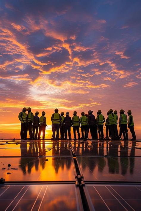 ☀️ Big Shine's solar panels are crafted for a sustainable future. 🌎 Meticulous materials, precision engineering, & quality control. See how we shine! Enjoying The Sunset on our Recent Commercial Solar Installation   #solarenergy #sustainableliving #BigShineWorldwide e #renewableenergy #gogreen #business #PVsystems #bigshineeneergy #manufacturing #sustainableengineering #electricans #Sunset #Photography Solar Panel Photography, Sustainable Engineering, Field Engineer, Solar Module, Solar Solutions, Solar Installation, Solar Panel Installation, Sustainable Future, Solar Panel