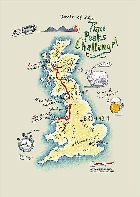 3 Peaks Challenge, Three Peaks Challenge, Ben Nevis, Uk Holidays, National Geographic Magazine, Snowdonia, Peak District, Take A Hike, Go Hiking